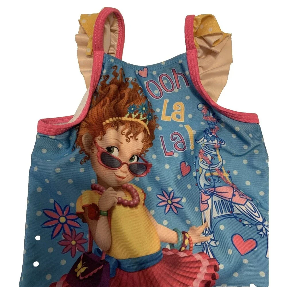 Disney Fancy Nancy 1PC Top Only Swimsuit Girl Size 2T
